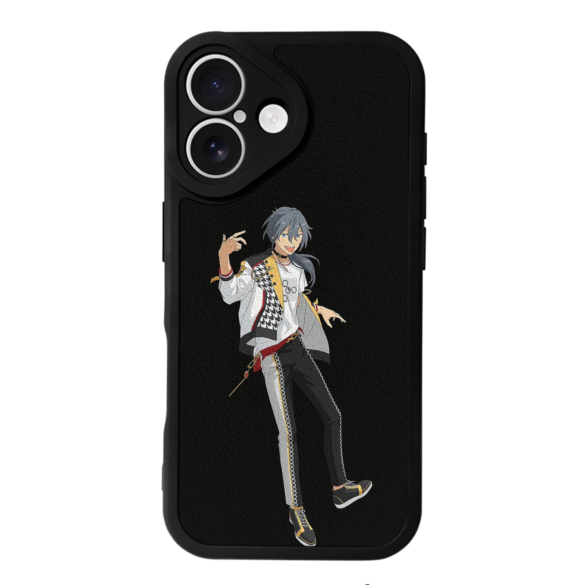 （画像用） あんさんぶるスターズ! Ensemble Stars 【iPhone 16シリーズ対応】シリコンスマホケース（レザー調） 材質：シリコン